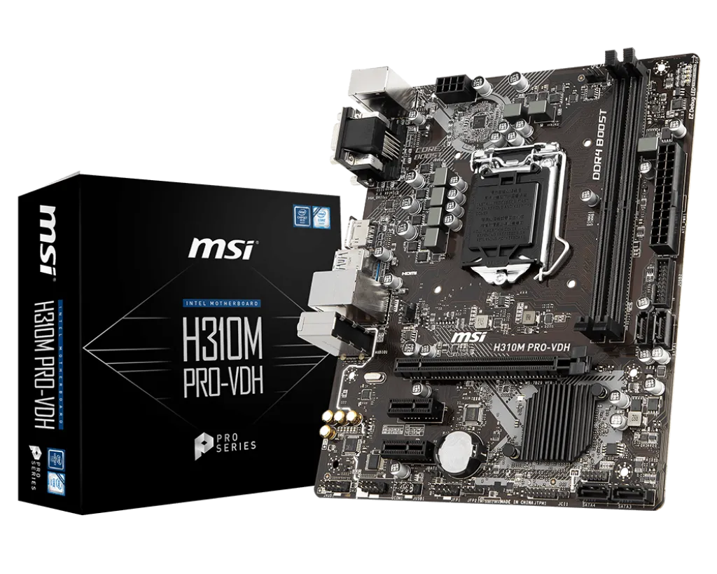 Placa Mãe MSI H310M PRO-VDH, Intel 1151, m-ATX, DDR4 - H310M PRO-VDH