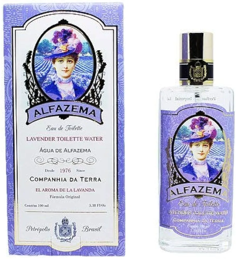 Água de Alfazema - A VERDADEIRA ALFAZEMA -  Perfume com óleo 100% puro e natural de Lavandula officinalis (origem França).  Embalagem luxo.