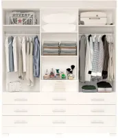 Roupeiro Debora 9 Gavetas Capelinha 2.10 - Foto 3