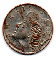 1967 - 50 Centavos - FALSA DE ÉPOCA - Moeda Brasil - Foto 2