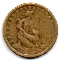 1927 - 1000 Réis - FALSA DE ÉPOCA - Moeda Brasil - Foto 2