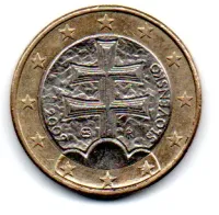 Eslováquia - 2009 - 1 Euro