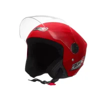 Capacete New Liberty Three Vermelho - Foto 4
