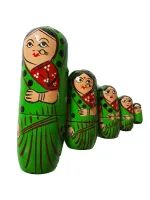 Matrioska Indiana de Sari - Foto 5