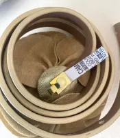 CINTO EM COURO FLOR METALIZADA - 2 CORES - Foto 2