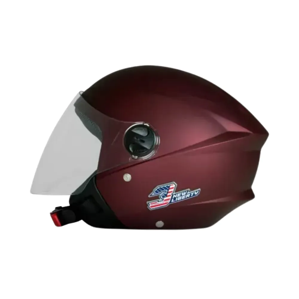 Capacete New Liberty 3 Elite Candy Red Imagem