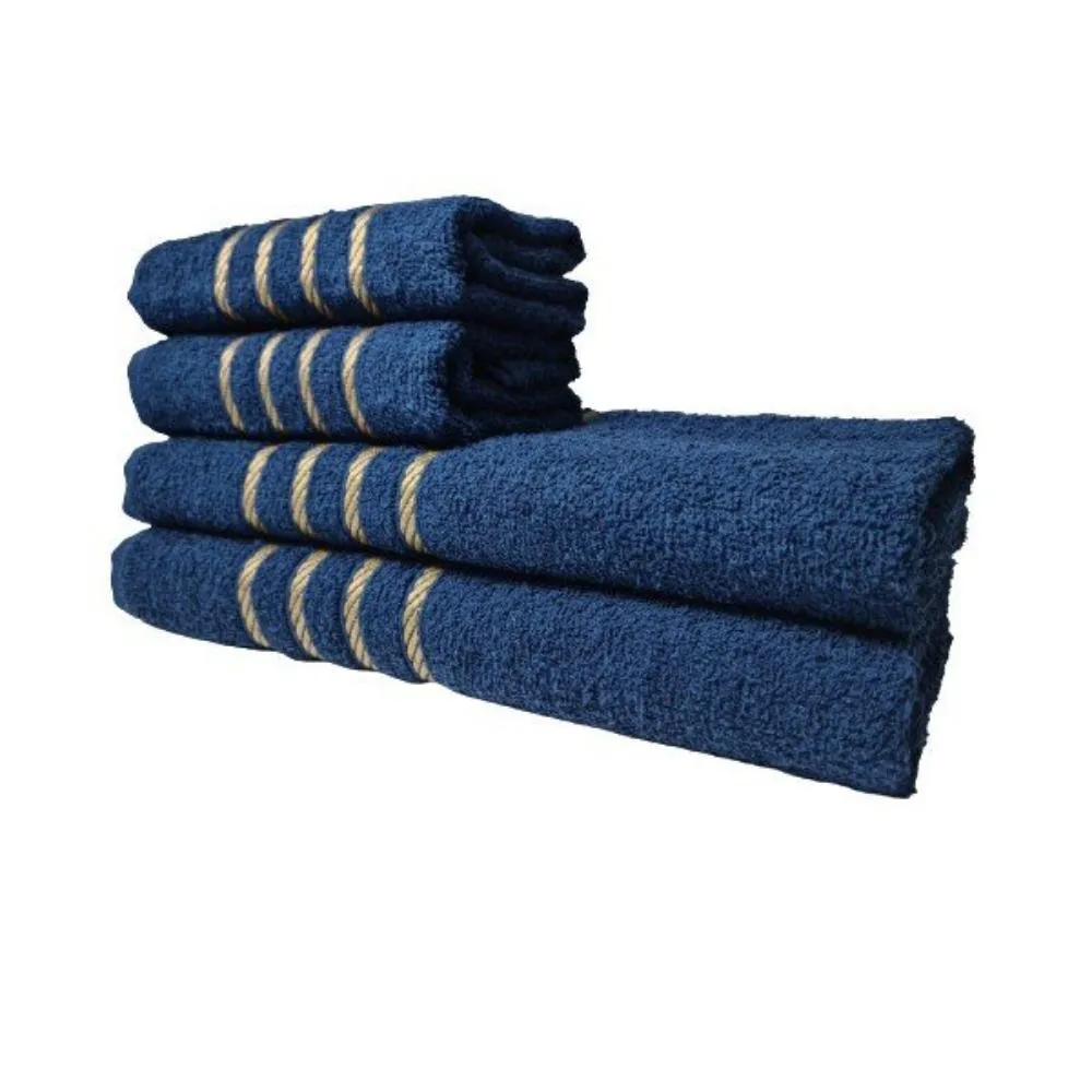 Jogo de Toalha 2 Banho 2 Rosto - 4pçs Coleção Montreal 100% Algodão