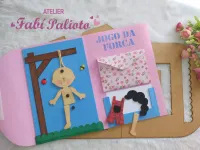 G1.494  Gabarito de Moldes em MDF Jogo da Forca - Foto 4