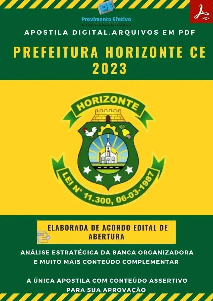 Apostila Pref. Horizonte CE Biólogo Ano 2023