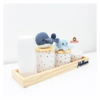 Kit Higiene Poá - 5 peças - Fundo do Mar - Menino - Foto 7