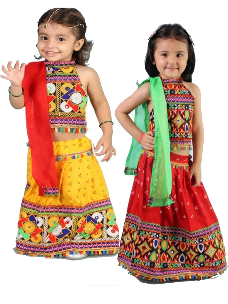 ESGOTADO! Trajes Indianos Infantis 2/3 anos. Choli Dress