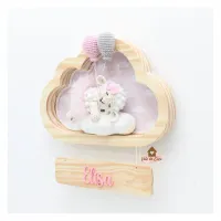 Ovelha Bailarina Dormindo - 2 balões - Nuvem P - Porta Maternidade - Foto 2