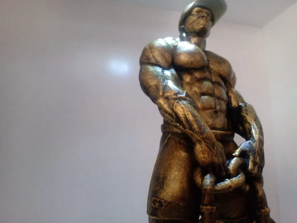 Boneco Body Builder Action Figure Imagem