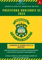Apostila Pref. Horizonte CE Fonoaudiólogo Ano 2023