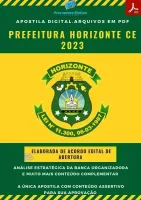 Apostila Pref. Horizonte CE Médico Clínico Ano 2023