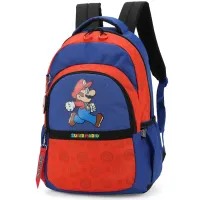 Mochila Super Mario Original Azul Luxcel