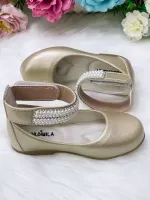 Sapatilha Luxo Pérolas Dourada- 20 ao 27 - Foto 3