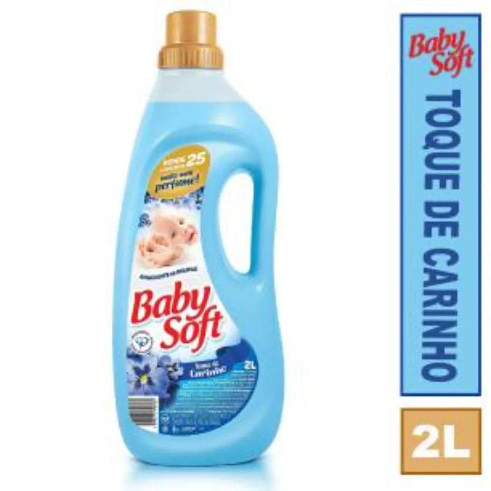 Amaciante Baby Soft Toque de Carinho Azul  2L Imagem