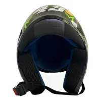Capacete FW3  X Open Up 43 Azul / Amarelo - Foto 4