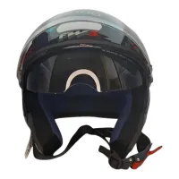 Capacete FW3  X Open Up 43 Azul / Vermelho - Foto 5