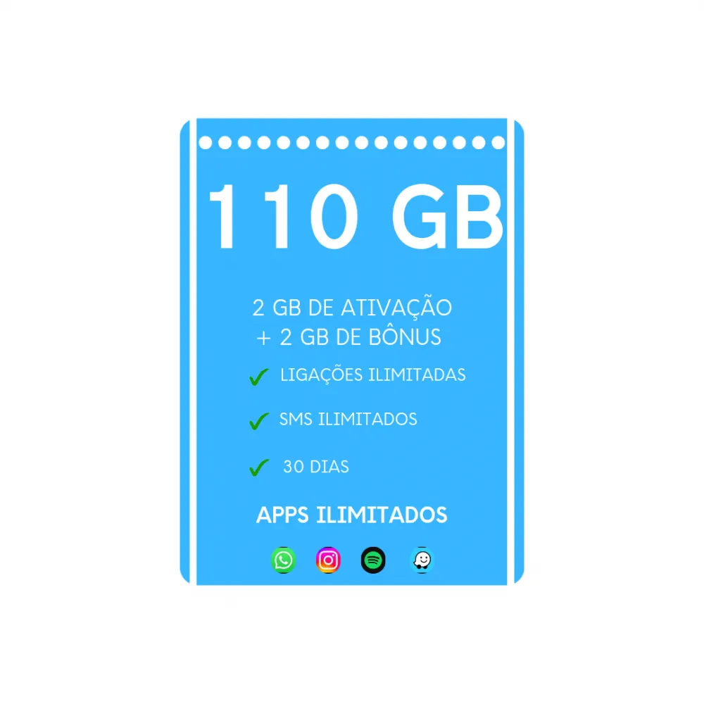 Pacote 110GBs TIM Imagem