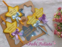 G1.497 Gabarito de Moldes em MDF Estrela Ponteira e Marca Página