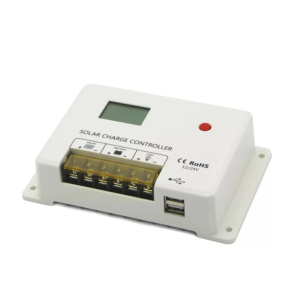 CONTROLADOR SOLAR PWM 60A 12V/24V 2USB HC2460