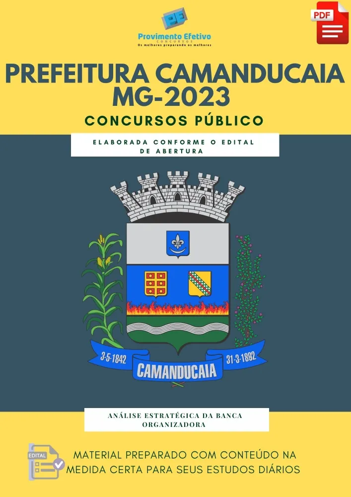 Apostila Pref. Camanducaia 2023 Nível Superior