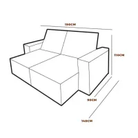 Sofá Retrátil e Reclinável Macaé 1,90 - Foto 7