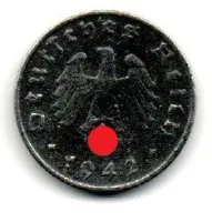 Alemanha - 2° Guerra - 1942D - 1 Reichspfennig