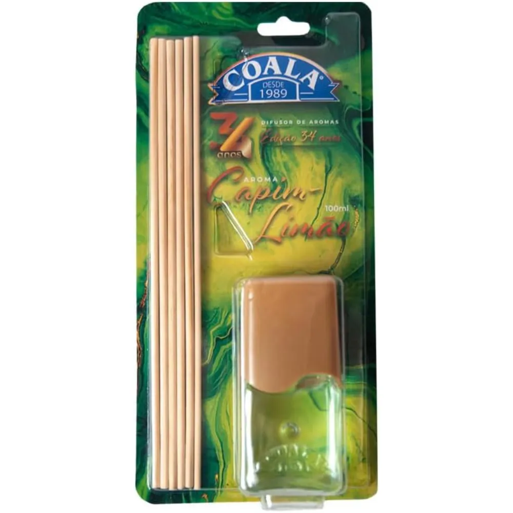 Difusor de Aromas 100ml Coala Capim Limão