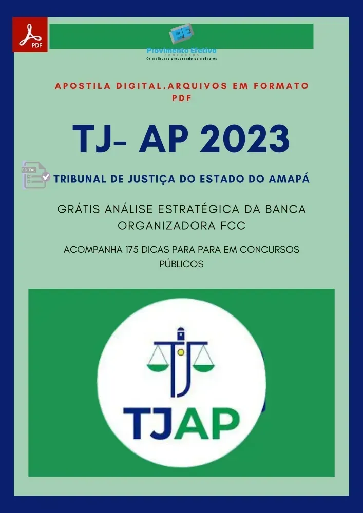 Apostila TJ AP Analista Judiciário Administração Ano 2023 Imagem