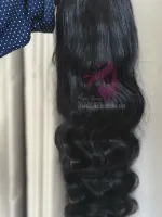Promoção 60/65cm   Lace Front UltraHD humana AlBan cabelo brasileiro repartição  LivreBigPlus®  - Foto 10