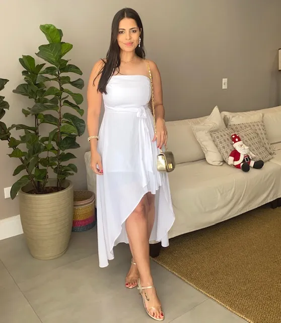 VESTIDO MULLET TOMARA QUE CAIA - BRANCO