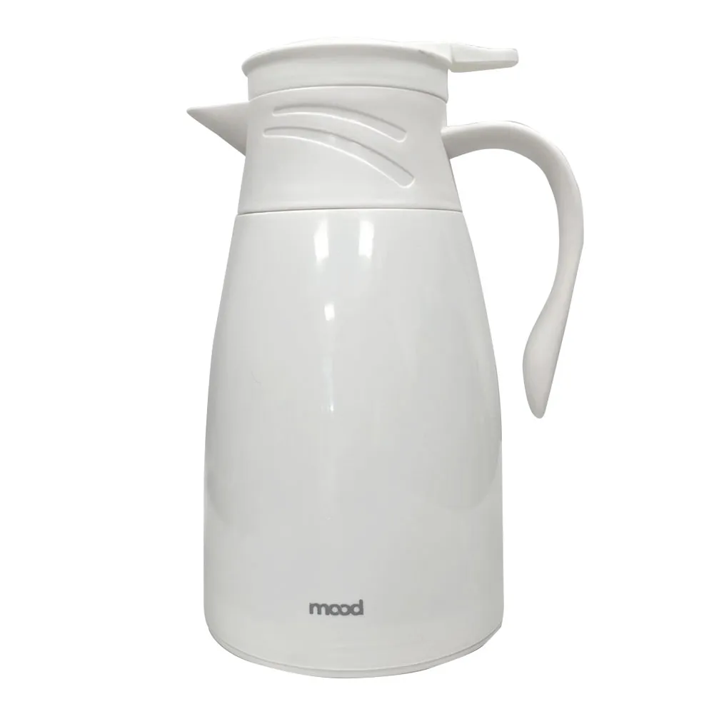 Garrafa térmica plástica 1l Branca – Mood Imagem