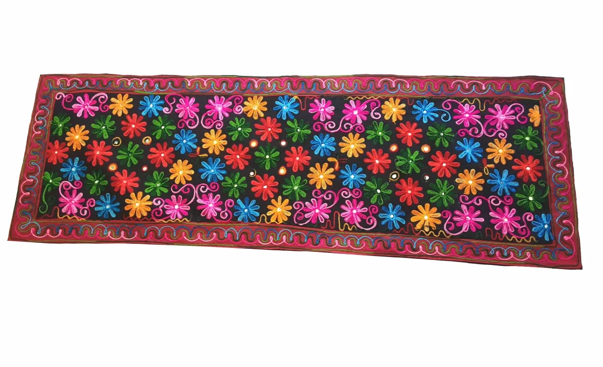 Passadeira/Caminho de Mesa Bordado 6 150x50 cm