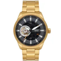 RELÓGIO ORIENT AUTOMÁTICO MASCULINO CLÁSSICO NH7GG001 DOURADO