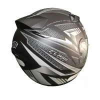  Capacete Ebf Spark Flash Preto Fosco Cinza - Foto 2