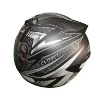  Capacete Ebf Spark Flash Preto Fosco Cinza - Foto 3