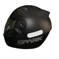 Capacete Ebf Spark Solido Preto Fosco - Foto 4