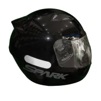 Capacete Ebf Spark Solido Preto Brilhante - Foto 3