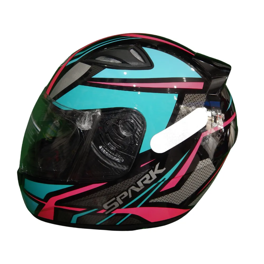Capacete Ebf Spark Spider Tiffany Rosa