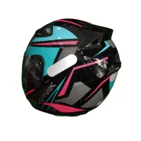 Capacete Ebf Spark Spider Tiffany Rosa - Foto 2