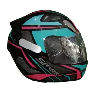 Capacete Ebf Spark Spider Tiffany Rosa - Foto 4