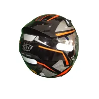Capacete Ebf Spark Spider Cinza Vermelho - Foto 3
