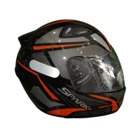 Capacete Ebf Spark Spider Cinza Vermelho - Foto 4