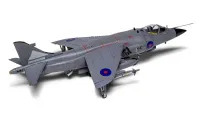 Avião Sea Harrier FRS.1 1/72 Kit Airfix Plastimodelismo - Foto 2