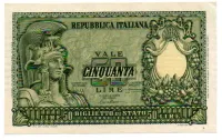 Itália - 50 Lire - Cédula Estrangeira - Sob