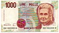 Itália - 1000 Lire - Cédula Estrangeira - MBC/Sob