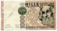 Itália - 1000 Lire - Cédula Estrangeira - UTG